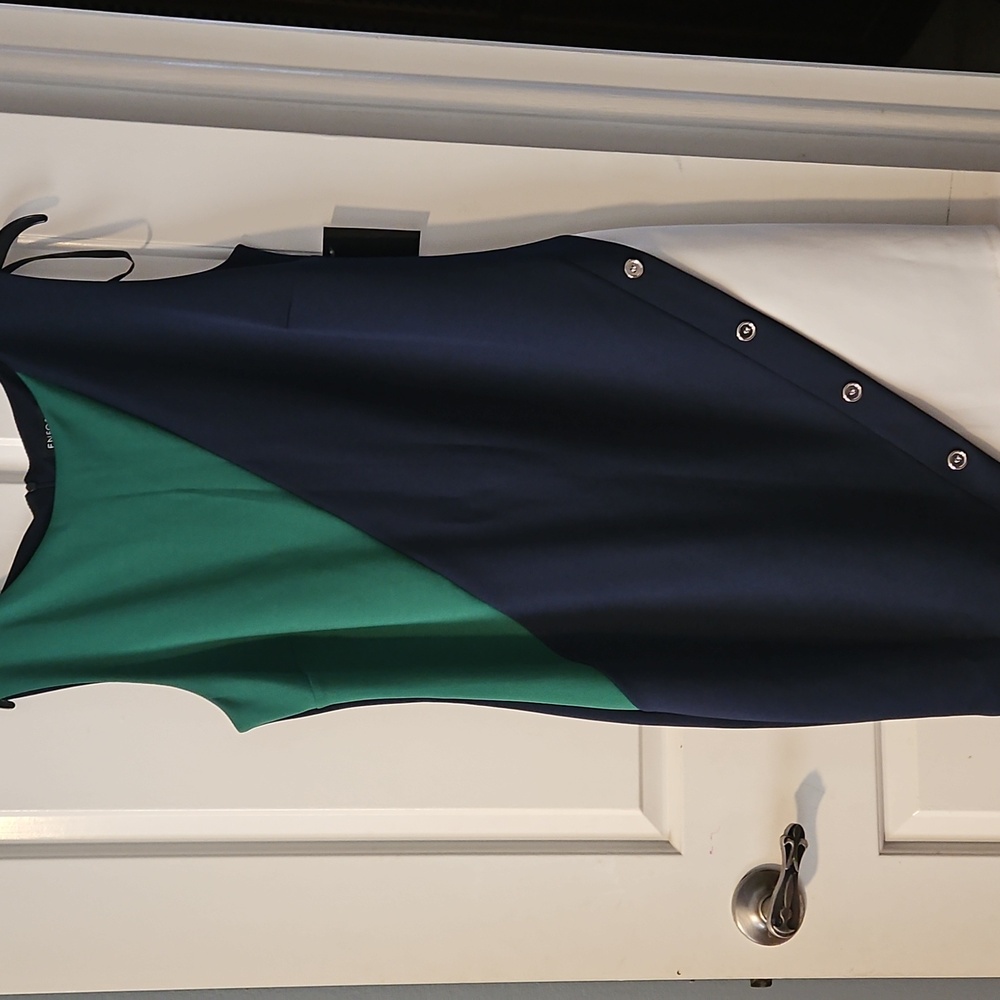 Colorblock Sleeveless Dress